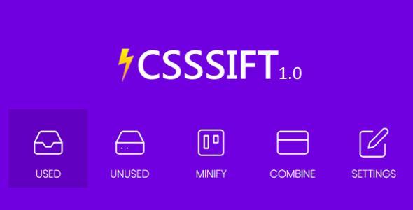 CssSift - Unused Static CSS Remover